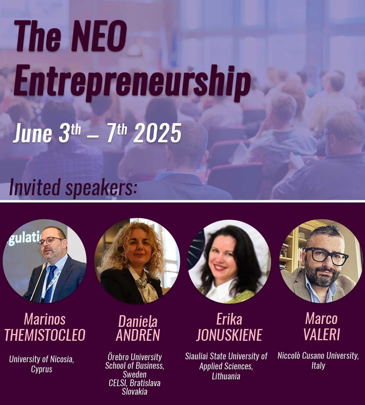                     View 2025: The NEO Entrepreneurship Conference - First edition
                